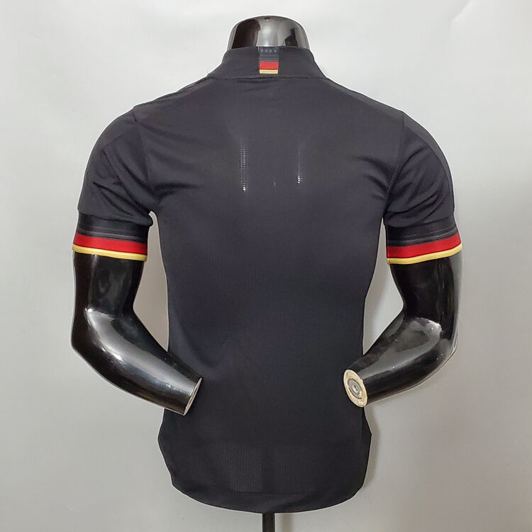 Euro 2020 Germany Away Black Soccer Jersey Football Shirt Player