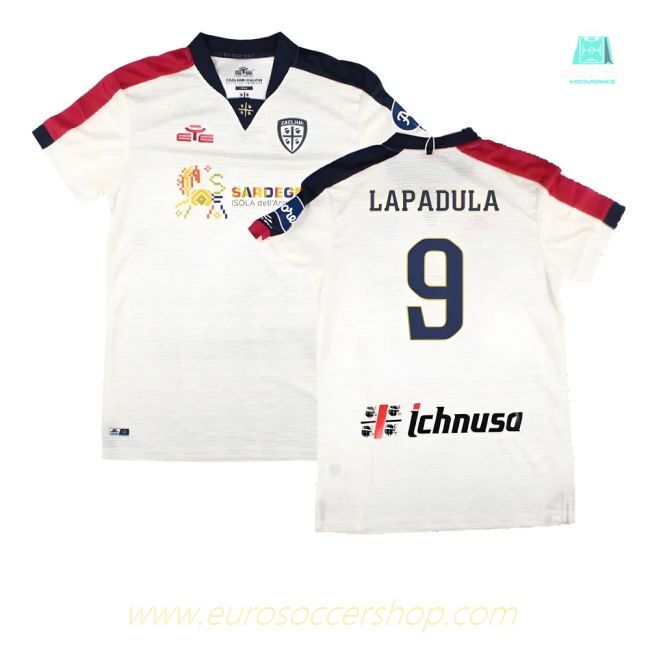 Cagliari 2022-23 Away Shirt (S) (Lapadula 9) (BNWT)