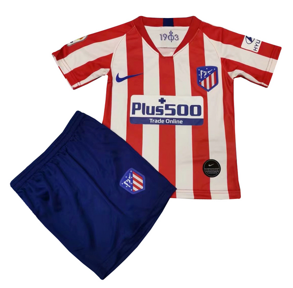 Kids 2019-20 Atletico Madrid Home Jersey KitShirtShort - Official