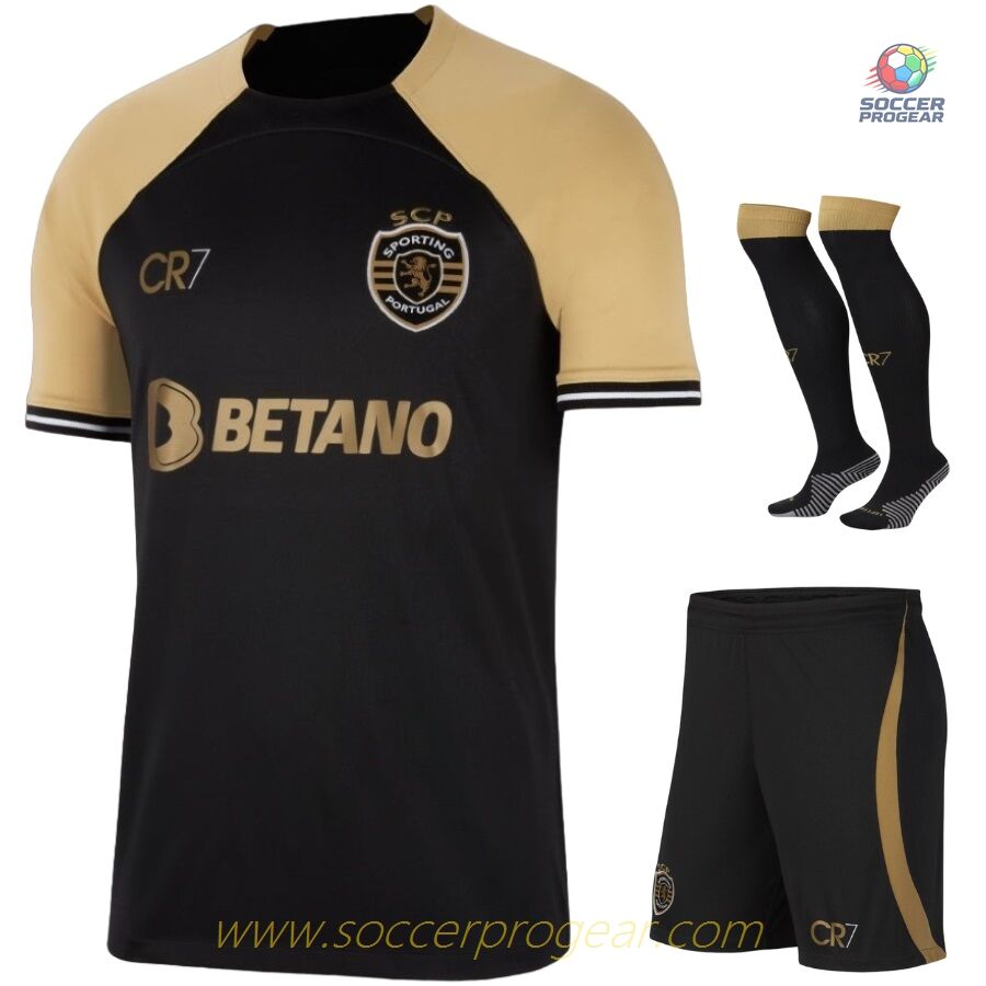 Sporting 2023 2024 Third Kids Edition's Football Kit Soccer Jersey