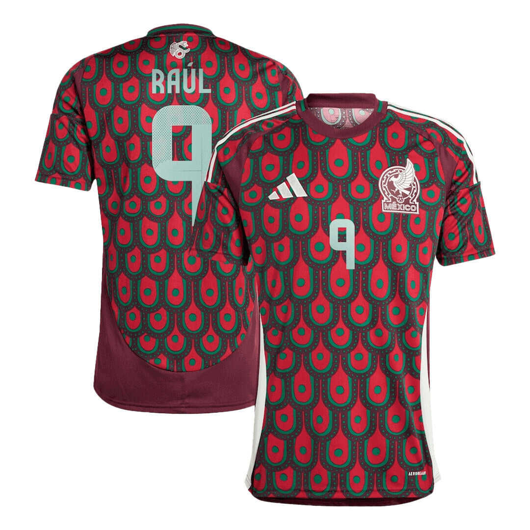 Men's Mexico RAUL #9 Home Soccer Jersey Copa Am¨¦rica 2024Authentic Ki