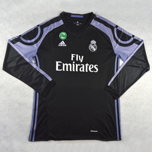 Real Madrid LS Third 201617 Soccer Jersey Shirt - Official Replica