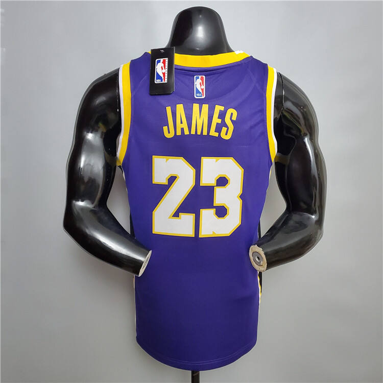 Los Angels Lakers Purple Lebron James 23 - Official Replica 21655