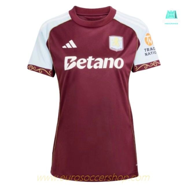 2025-2026 Aston Villa Home Shirt (Womens)