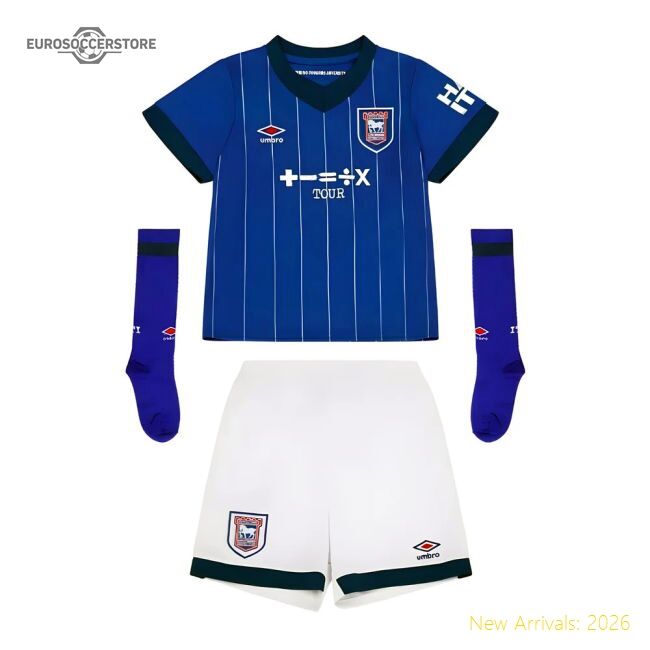 High-quality 2024-2025 Ipswich Town Home Mini Kit - Cost-effective