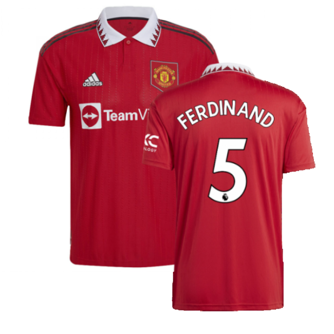 Women's 2022-2023 Man Utd Home Shirt (FERDINAND 5)