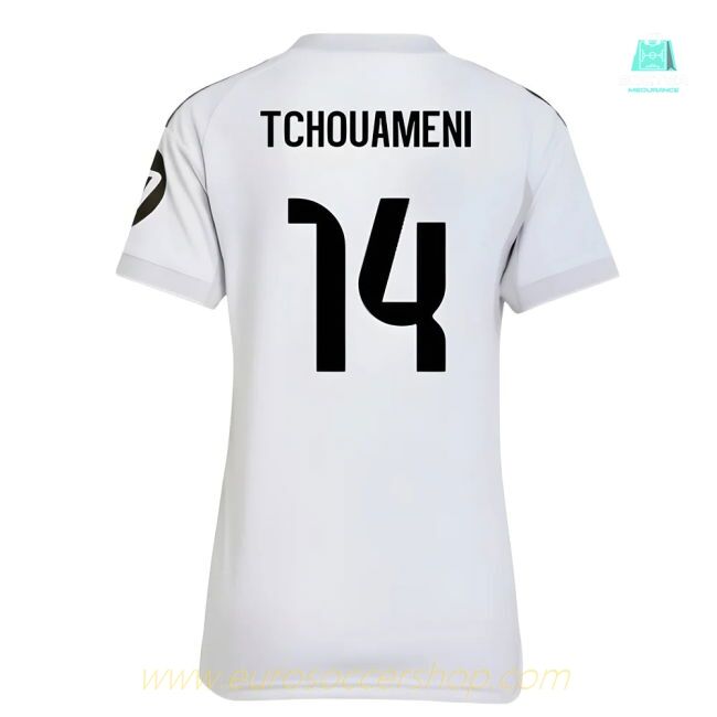 2025-2026 Real Madrid Home Shirt (Womens) (Tchouameni 14)