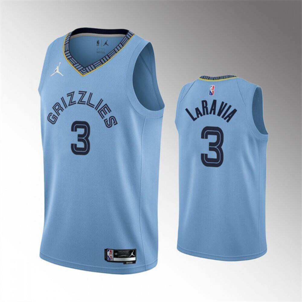 Cost-Effective Men's Memphis Grizzlies #3 Jake Blue Basketball Jersey