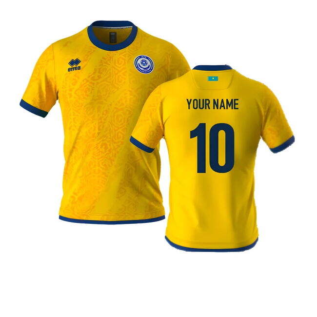 2024-2025 Home Shirt by Kazakhstan (Unisex