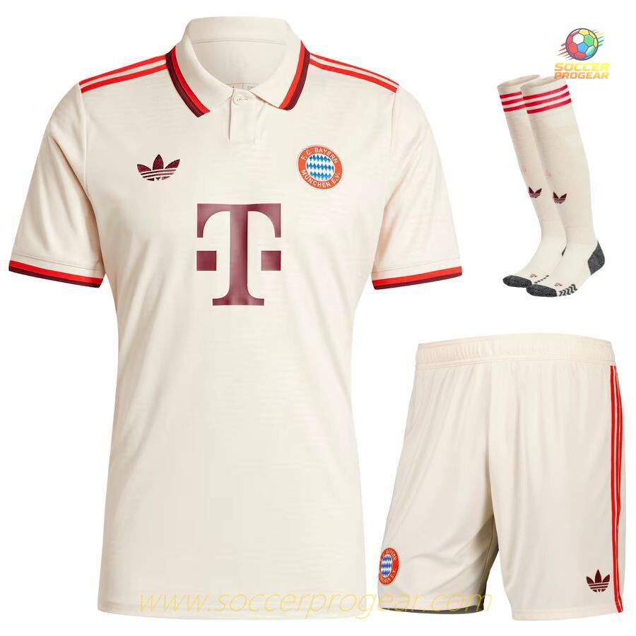 Football Team Jersey Team Jersey Set Youth Bayern Munich Third 2024/25 Collection