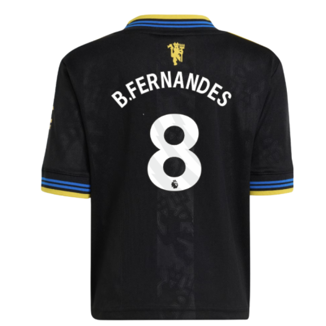 Discounted Man Utd Fernandes 8 2025-2026 Manchester United Third Mi...