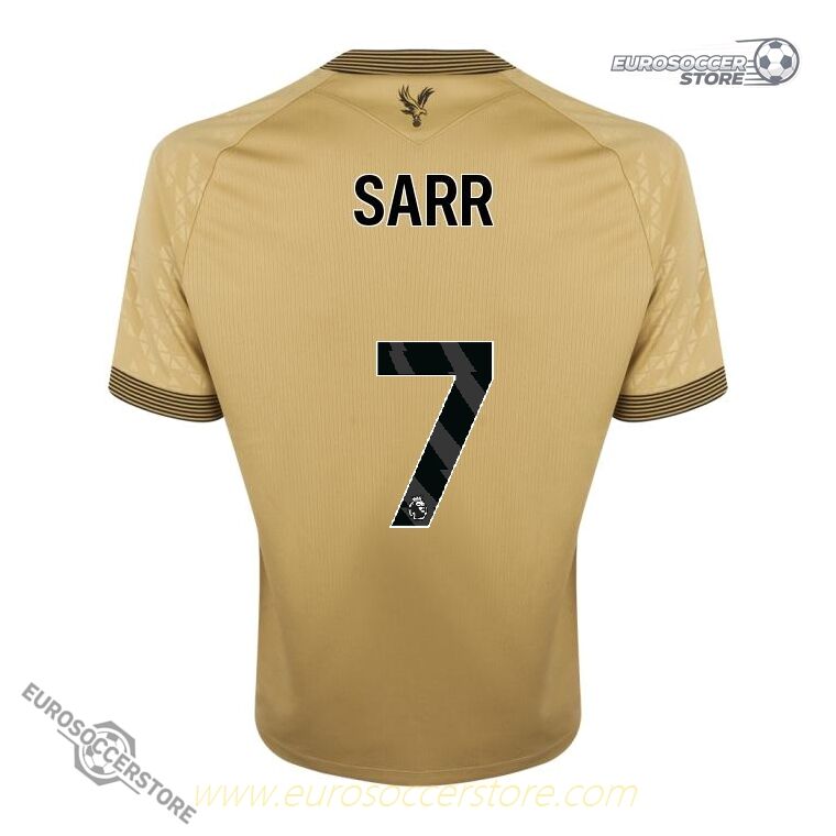Away SARR 7 Jersey of Crystal Palace for the 25-26 season