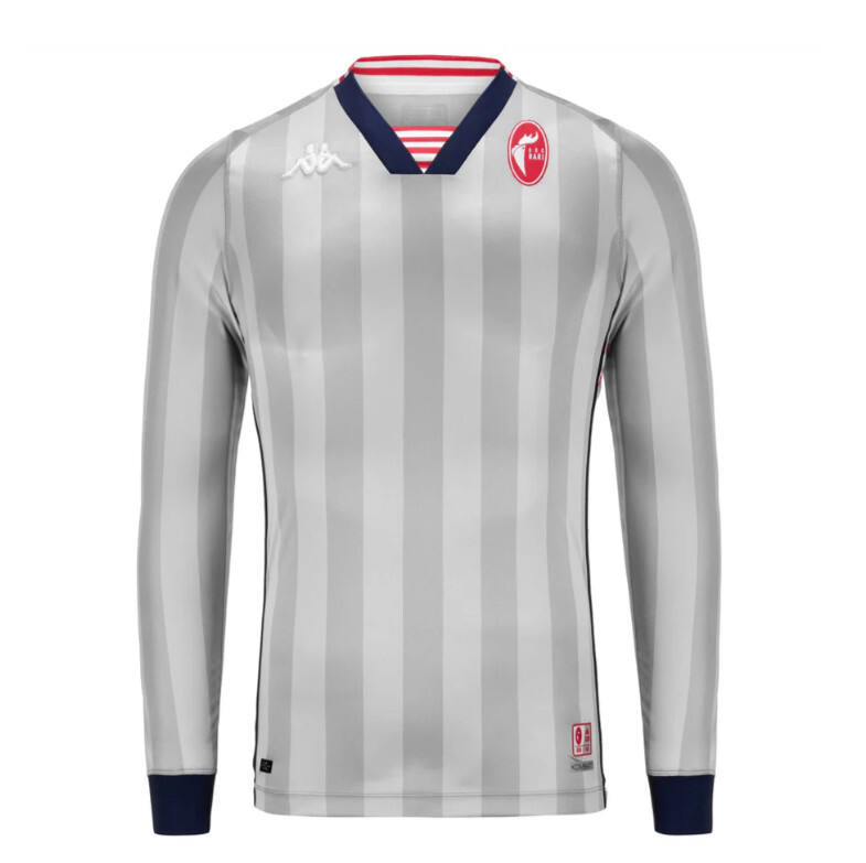 LC23 X SSC Bari 2425 Silver Long Sleeve Shirt 23 - Official Replica