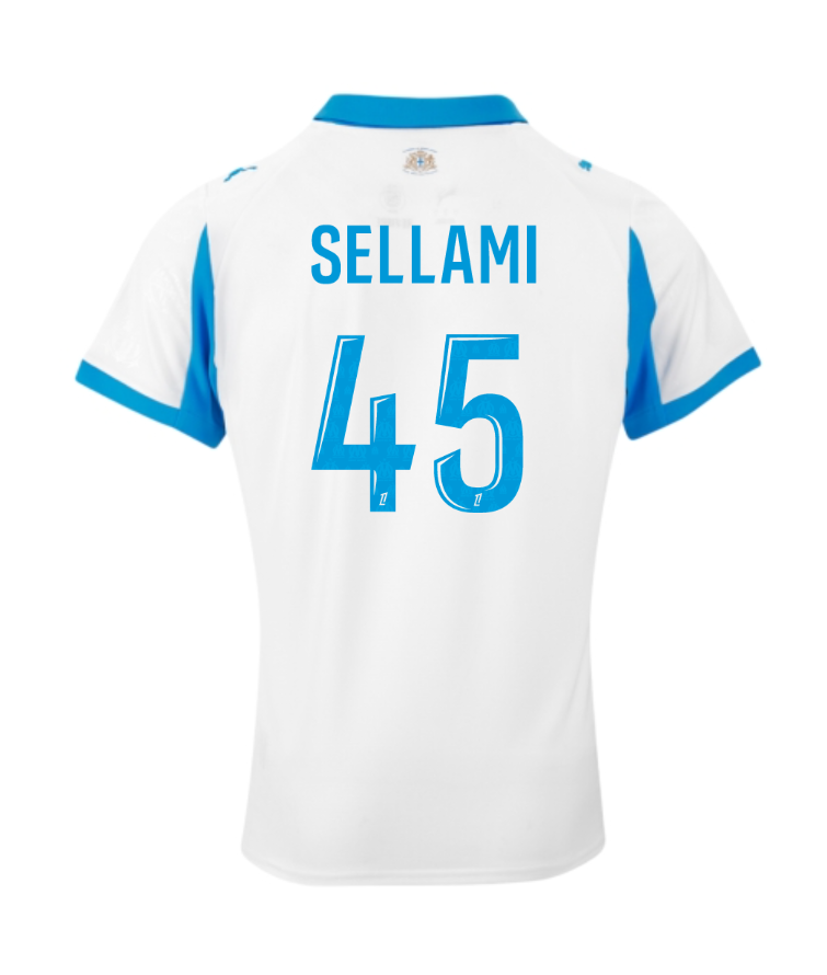 Home Jersey of Marseille: SELLAMI 45 for the 25-26 Season
