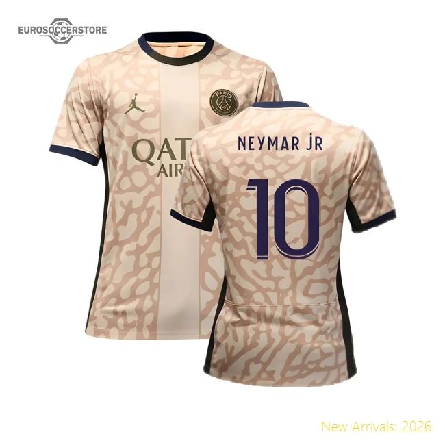 Popular Professional-Grade 2023-2024 Psg 4Th Shirt (Neymar Jr 10)