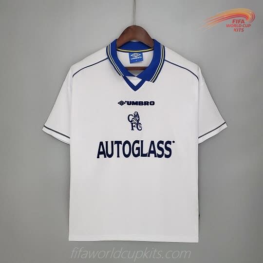 Chelsea 98-00 Away White Football Kit