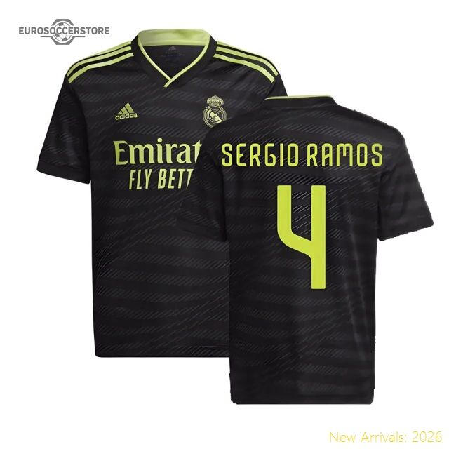 2022-2023 Real Madrid Third Elite Jersey Sergio Ramos Nike Dri-fit