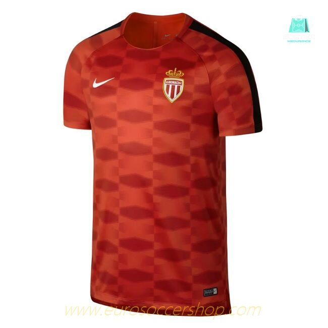 2017-2018 Monaco Nike Dry Pre-Match Training Shirt (Red)