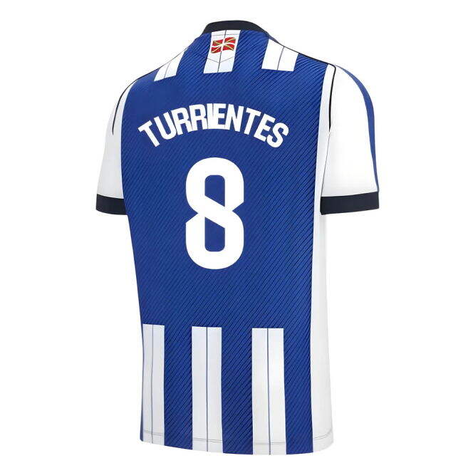 Real Sociedad Team Trendy Home Game Jersey (Turrientes 8)