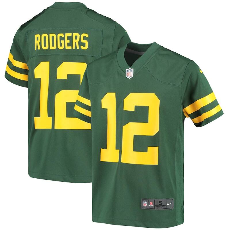 None Aaron Rodgers Green Bay Packers Powerhouse Team Team Spirit Wear