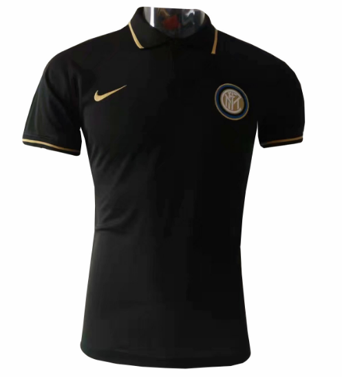 2019-20 INTER MILAN BLACK POLO SHIRT - Official Replica 5533