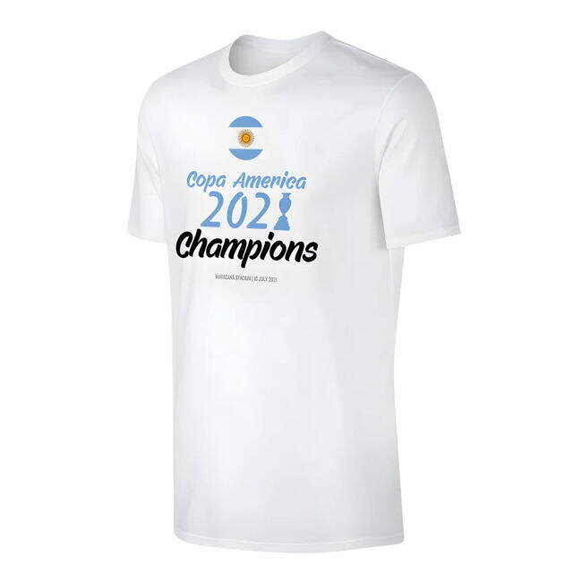 Argentina CA2021 WINNERS t-shirt MESSI, white