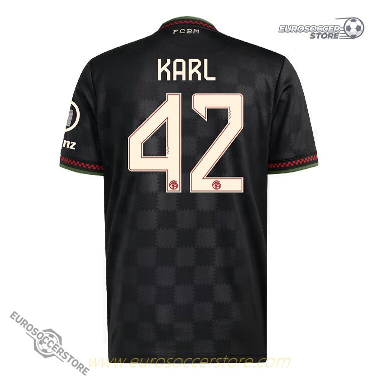 Bayern Munich's 25-26 Champions League KARL 42 Jersey