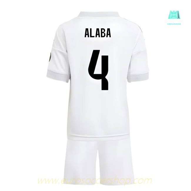 2025-2026 Real Madrid Home Mini Kit (Alaba 4)