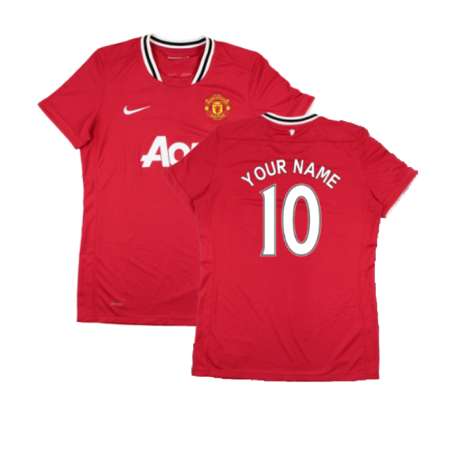 Modern Man Utd Manchester United 2011-12 Home Shirt (Women\'s) ((Ve...