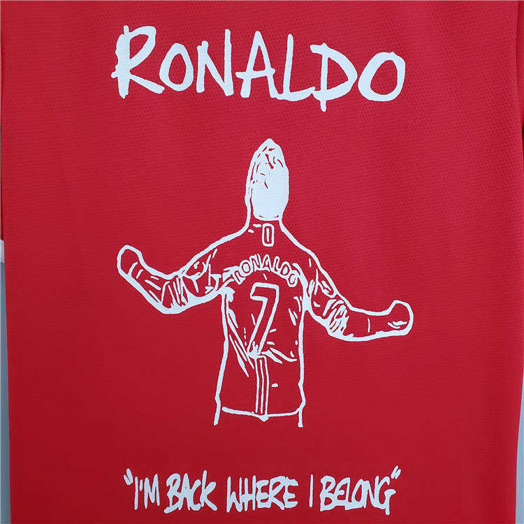 Manchester United 21-22 Kit Home Red Ronaldo 7 Soccer Jersey Football