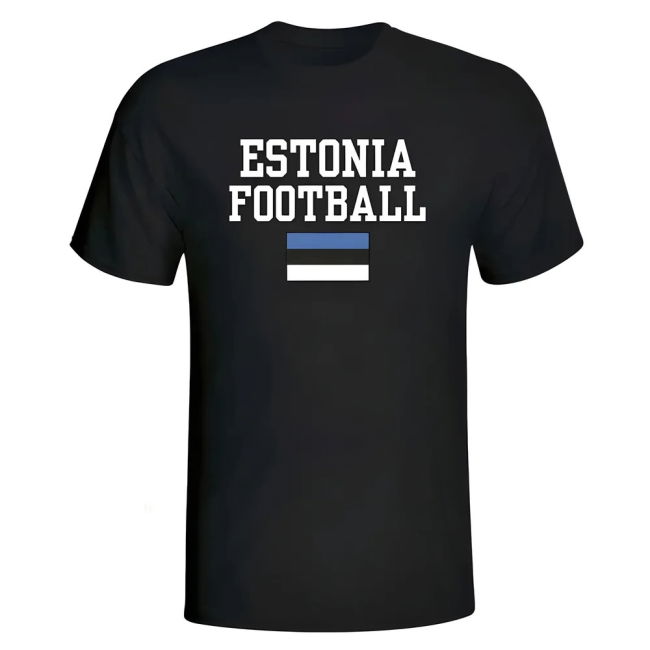 Estonia Soccer Team Fan Shirt - Adults Version