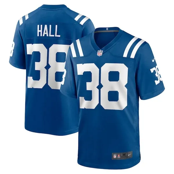 None Darren Hall Game Jersey - Royal | NFL Player Jersey | NFL Footbal