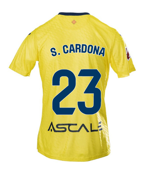 Villarreal Home Jersey 25-26 Featuring S. CARDONA #23