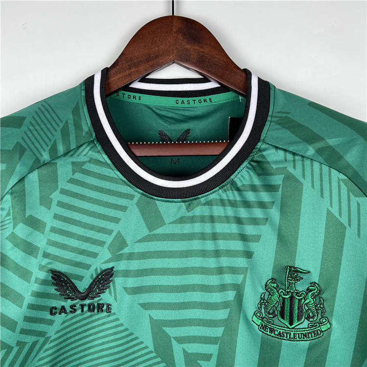 2324 Newcastle United Away Green Soccer Jersey Football Shirt -