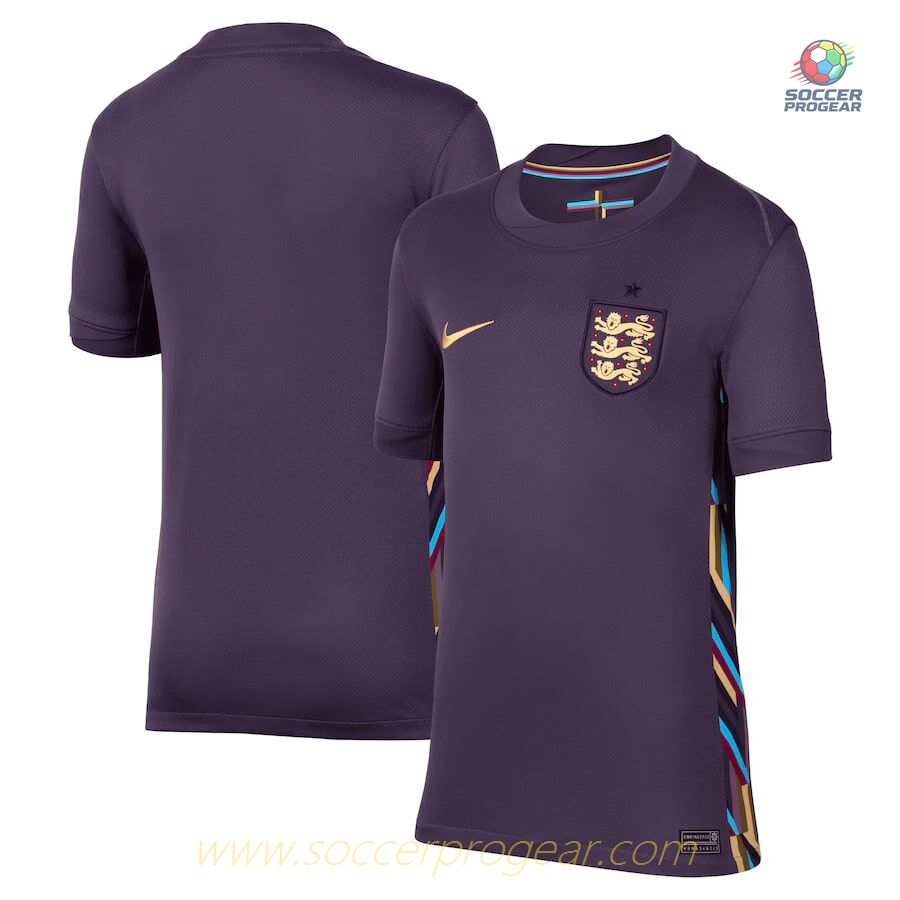 England Away Football Jersey 2024-2025 Season Kids