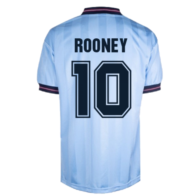 Minimalist England 1986 World Cup Finals Third Shirt (ROONEY 10) Spiritual