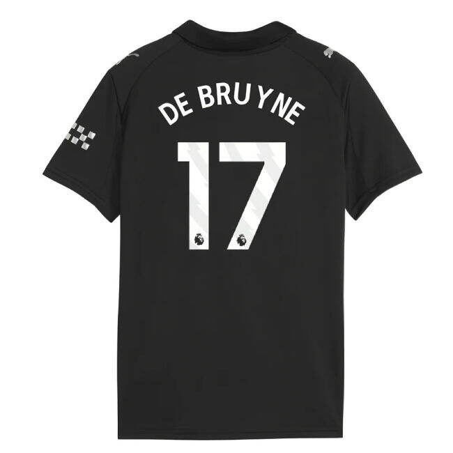 Reasonable Price Iconic 2025-2026 Away Stretchable De Bruyne 17 A#658