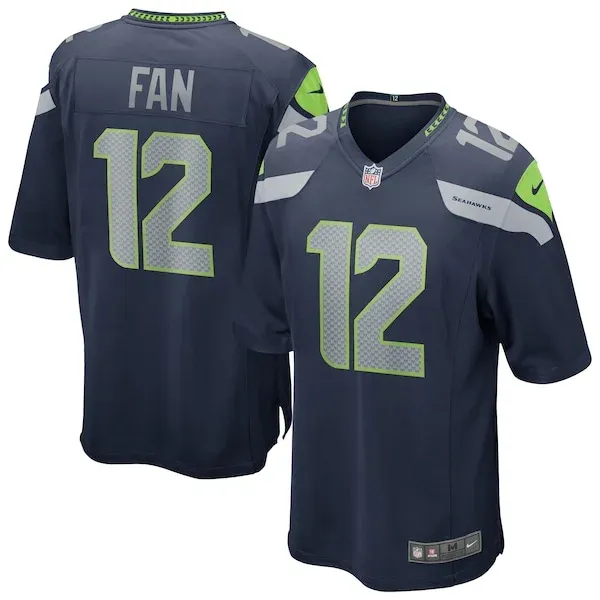 Performance Seattle Seahawks Game Jersey - Premium Navy NFL Fan Jer...