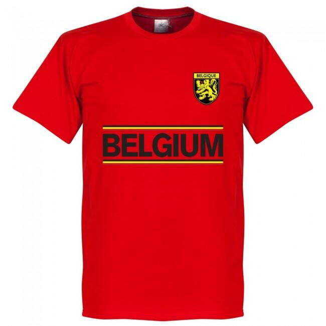 Belgium Romelu Lukaku Team T-Shirt - Red