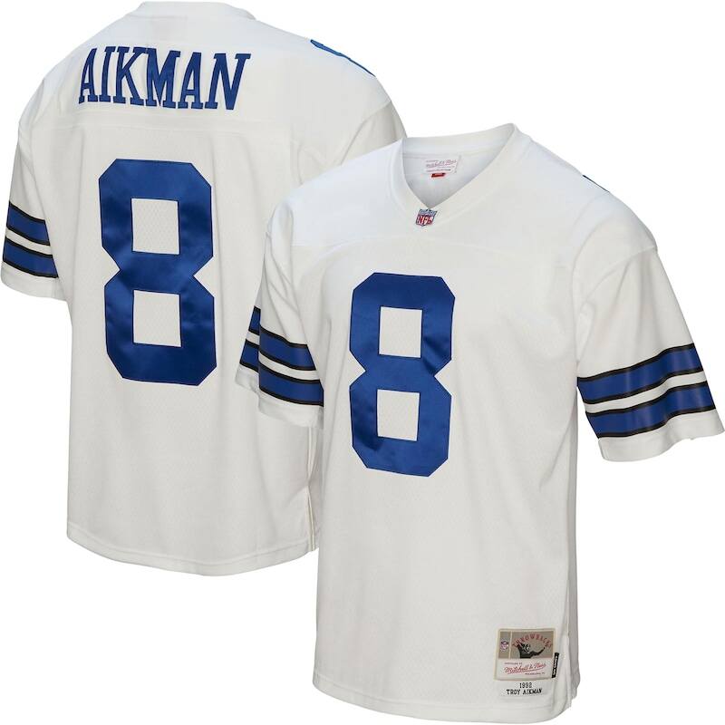 None Troy Aikman Dallas Cowboys Modern Team Spirit Wear Football Appar