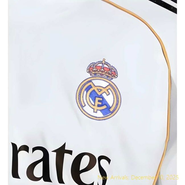 2025-2026 Real Madrid Long Sleeve RM Professional Home Shirt