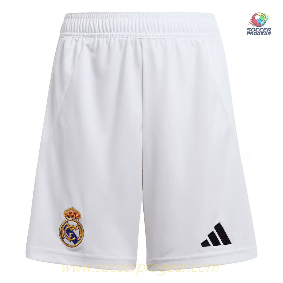 Real Madrid Home Youth Soccer Uniform Football Shirt 2024-2025 Season