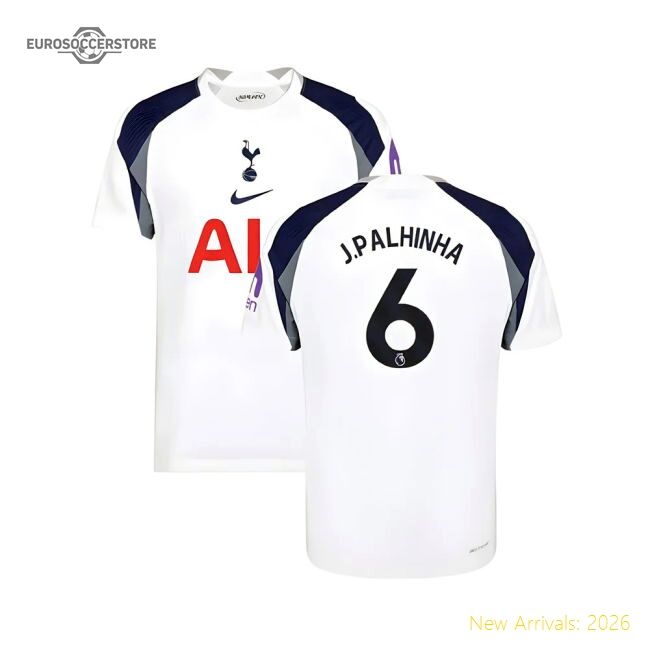 2025-2026 Spurs Hotspur Authentic Home Shirt (jpalhinha 6)