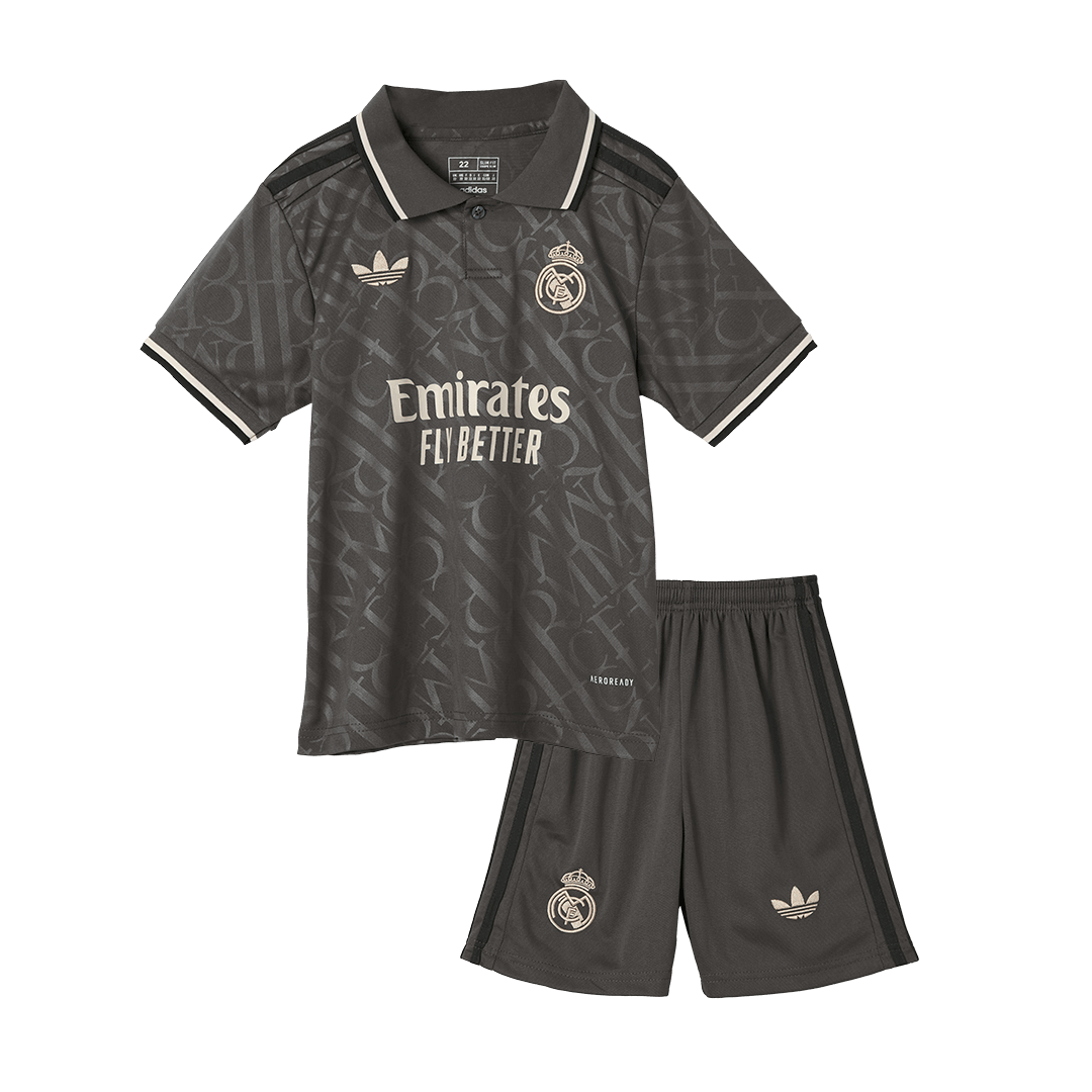 Kid's Real Madrid Third Away Soccer Jersey Kit(Jersey+Shorts+Socks) 20