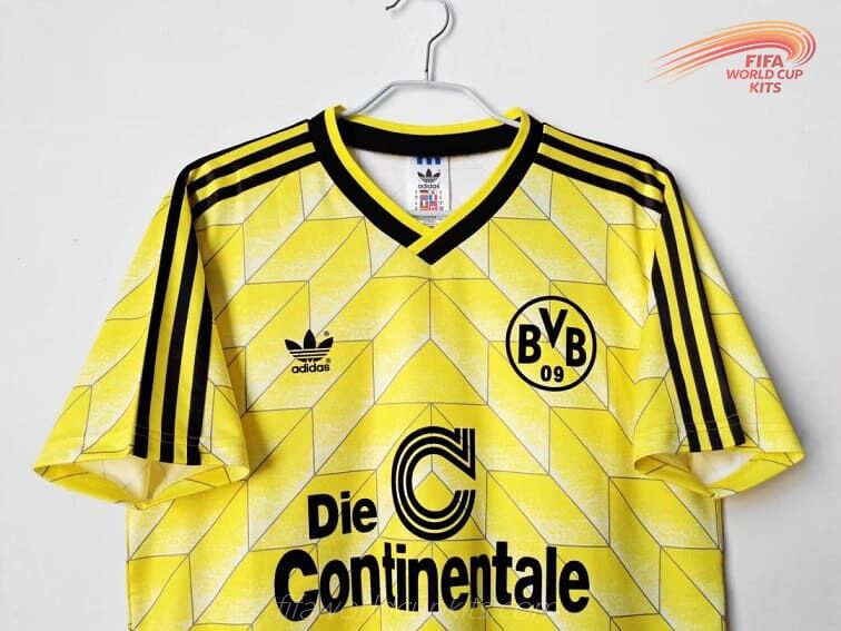 Dortmund First Choice Football Shirt 1988