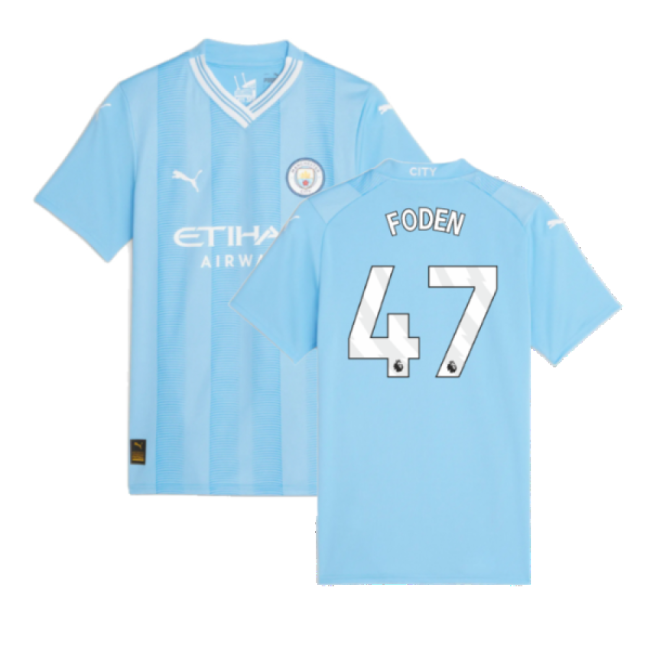 FODEN 47 Man City Club Team Replica Jersey - Adults Version