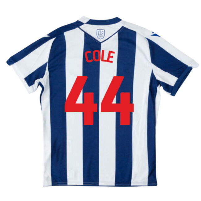 2025-20 West Brom Home Football Kit Cole Printing L M S Kids