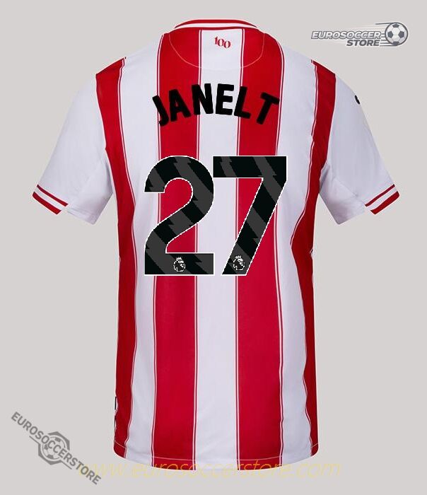 JANELT 27 Brentford Home Football Jersey for the 25-26 Season