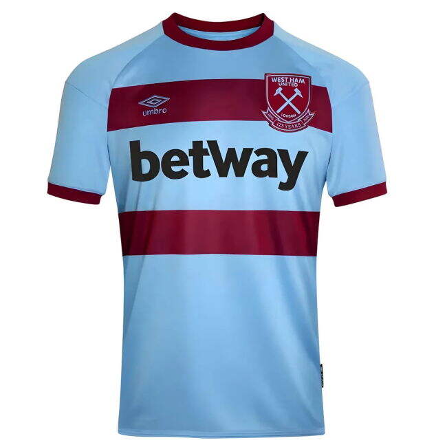2025 Edition Lightweight West Ham Away Game Jersey