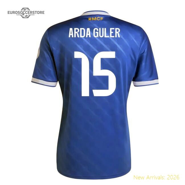 Official 2025-2026 Real Madrid Third Shirt (Arda Guler 15)